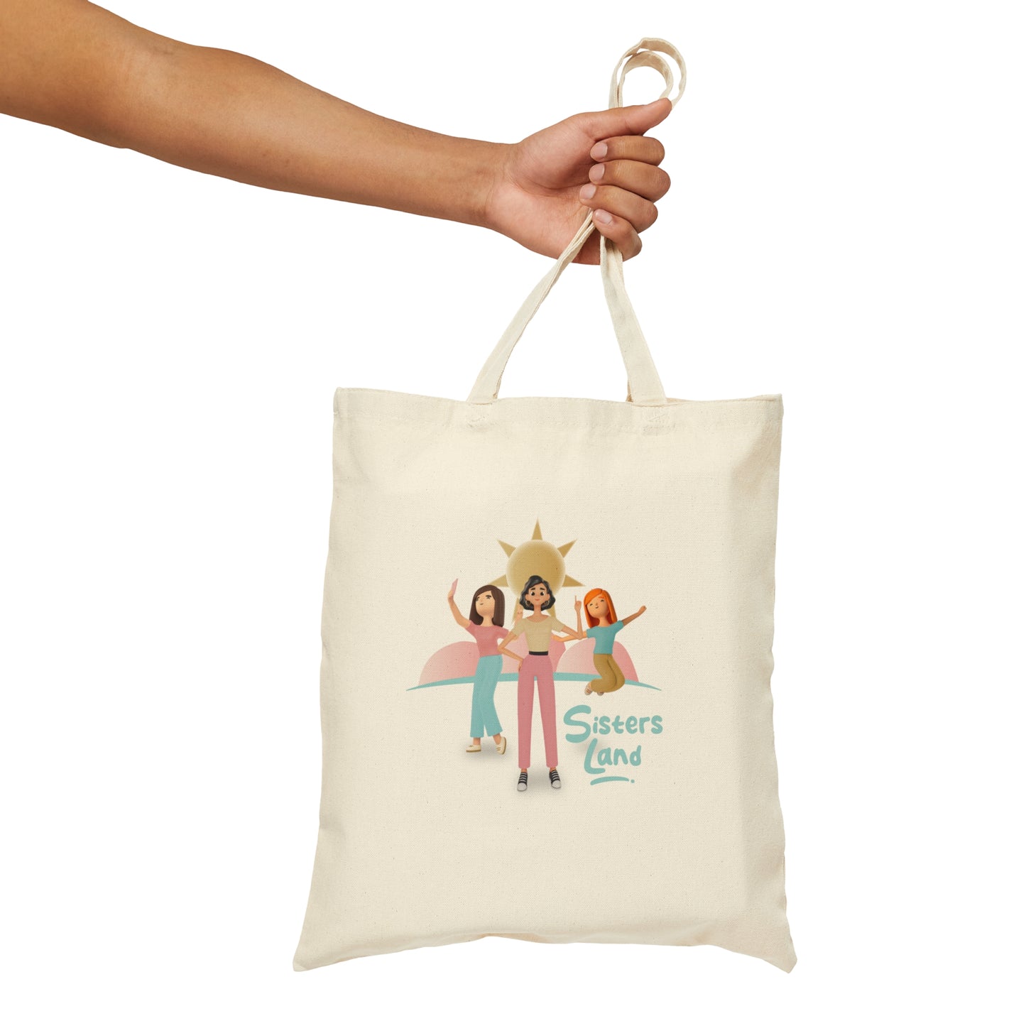 Bolsa Sisters Land reciclable de tela