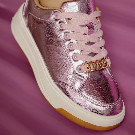 Zapato Menina Mylie Oro Rosa